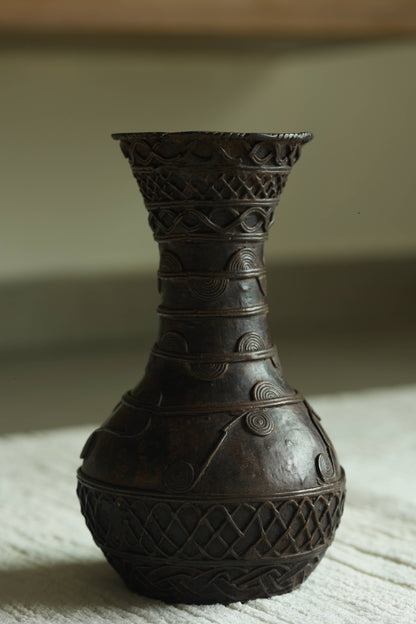 Handcrafted Antique Brass Vase