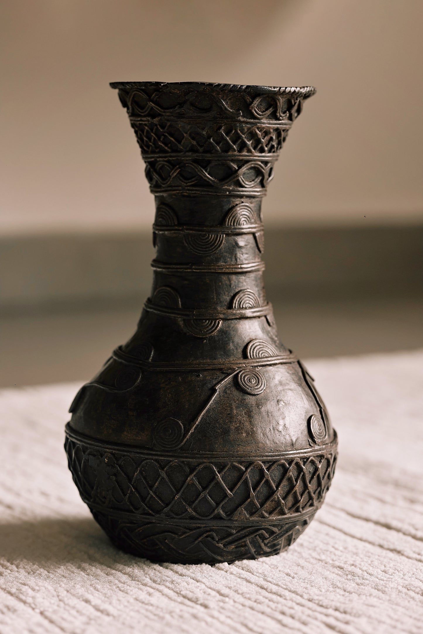 Handcrafted Antique Brass Vase