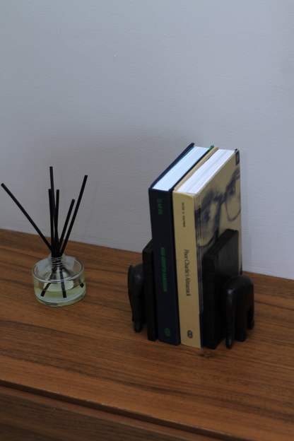 Iroko Decorative Book Ends