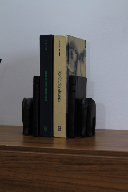 Iroko Decorative Book Ends